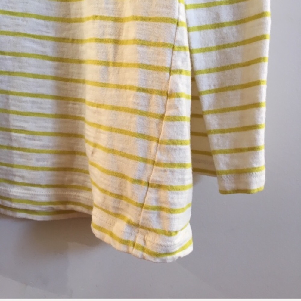 Banana Republic Shirt Boatneck Long Sleeve Stripe - Picture 4 of 8
